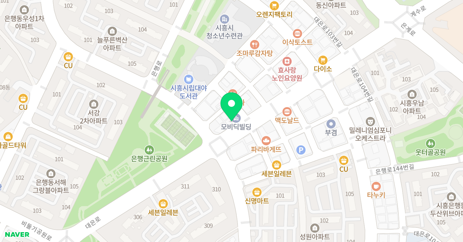 하나 수학학원 위치