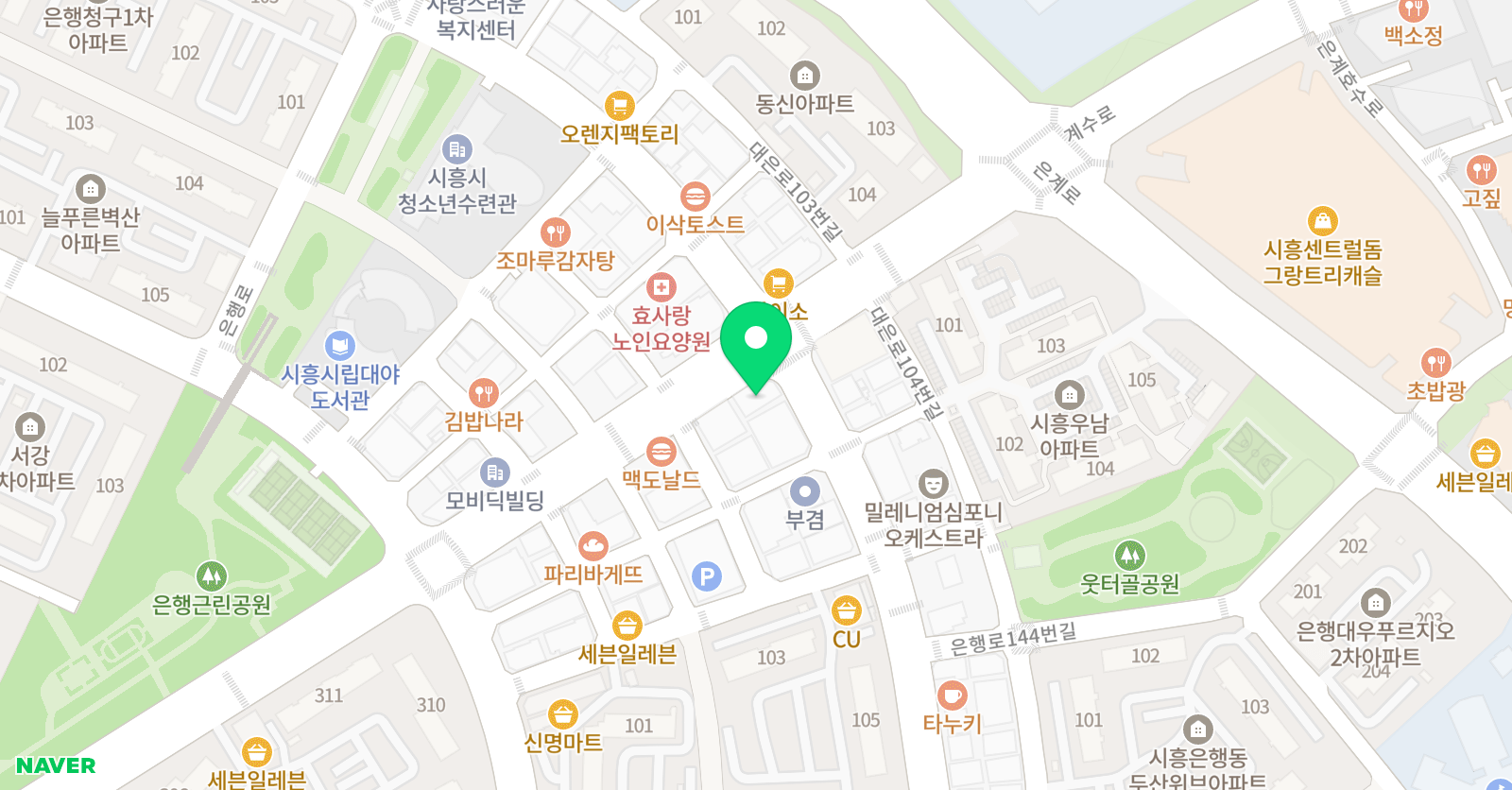 정인 교육 위치