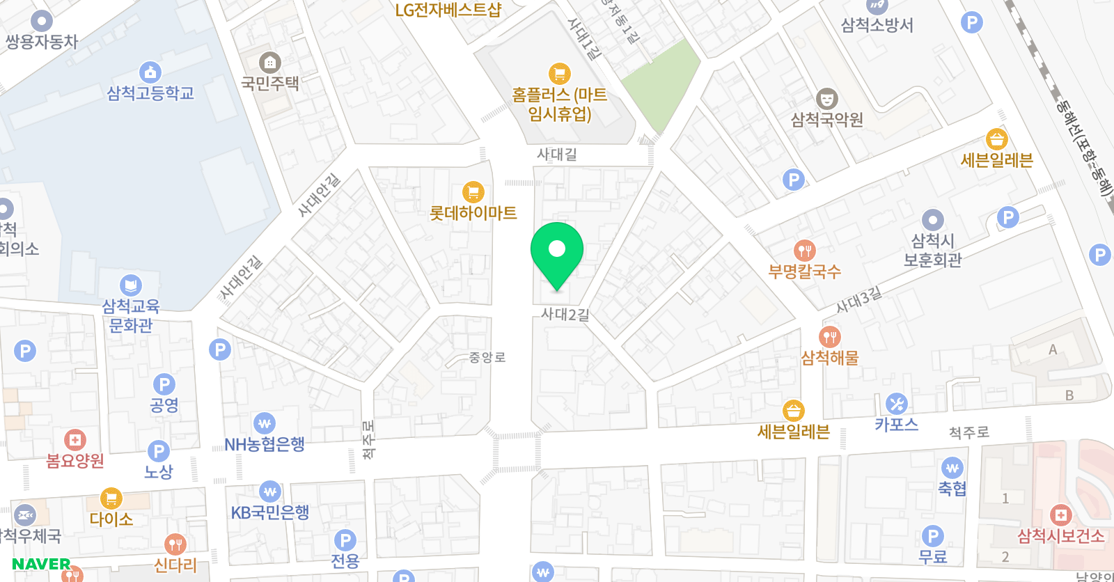 수학나무 학원 위치