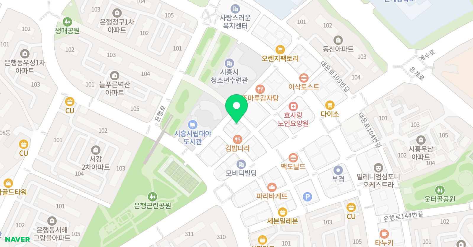 존프랭클 시흥 주짓수 위치