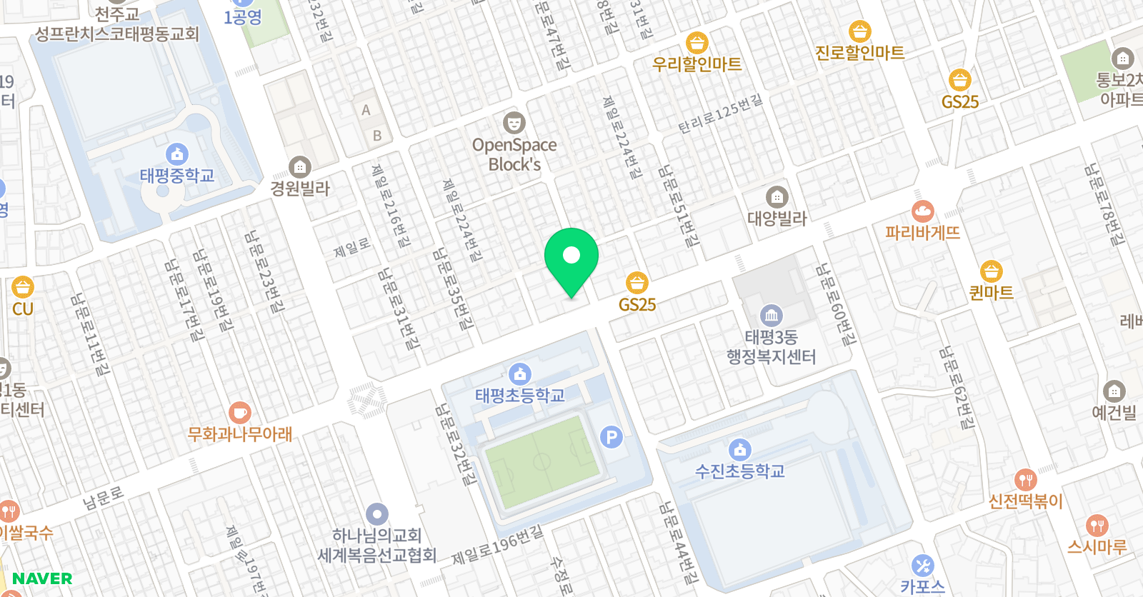 아이두 학원 위치