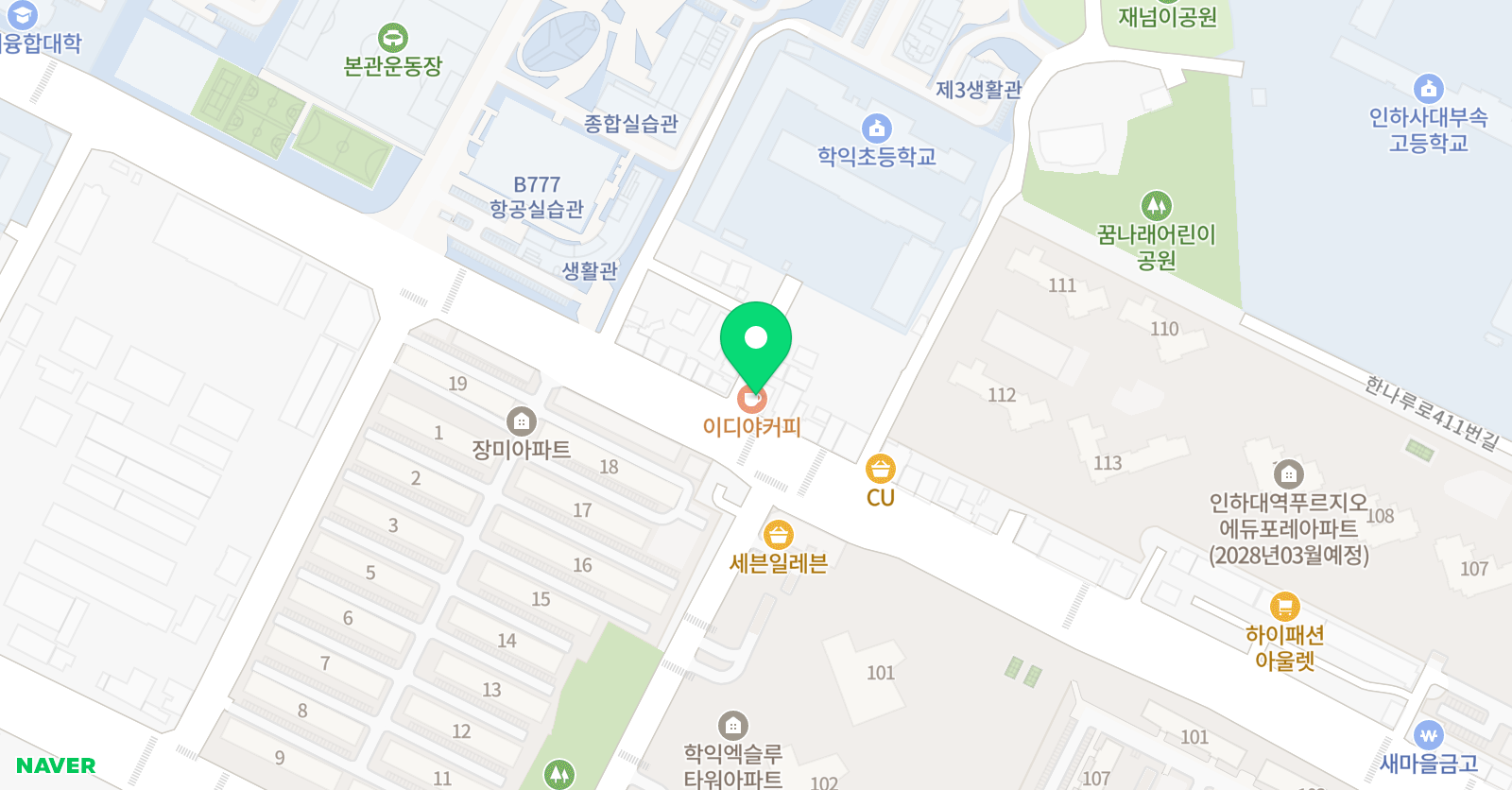 더강한탑 학원 위치