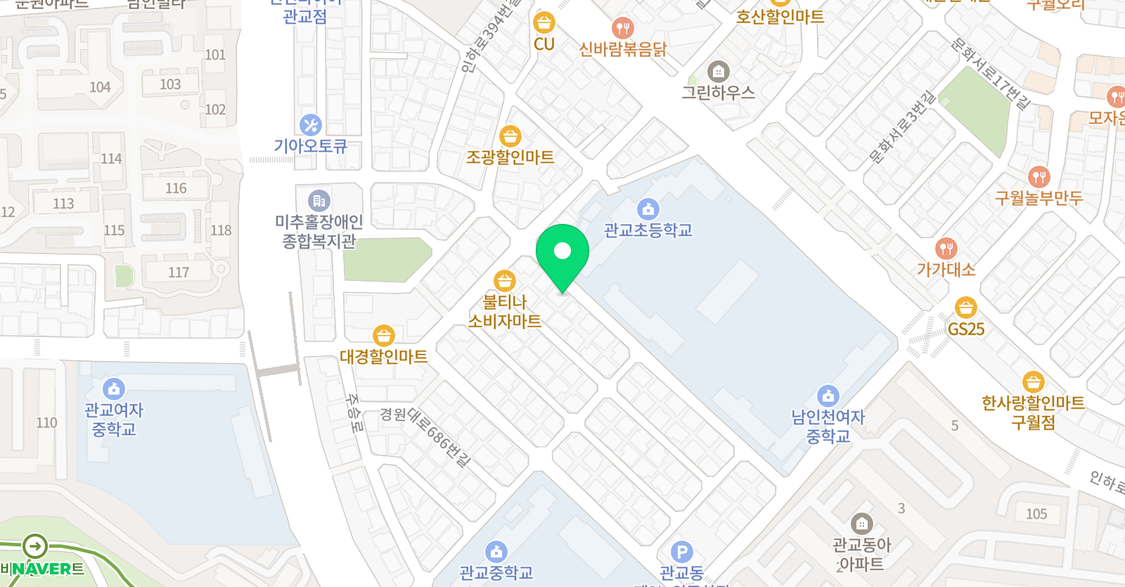 숙명이레 음악학원 위치