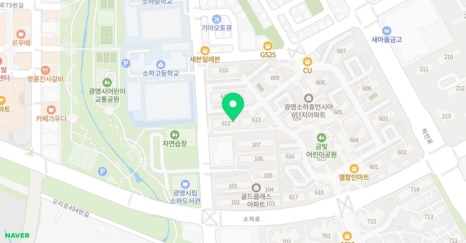 플라톤독서토론논술 소하공부방 위치