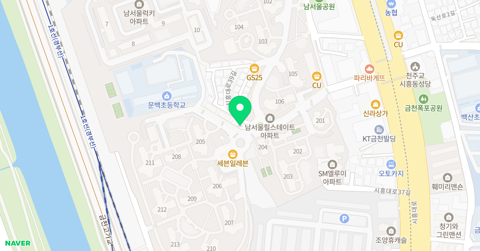 힐스 음악학원 위치