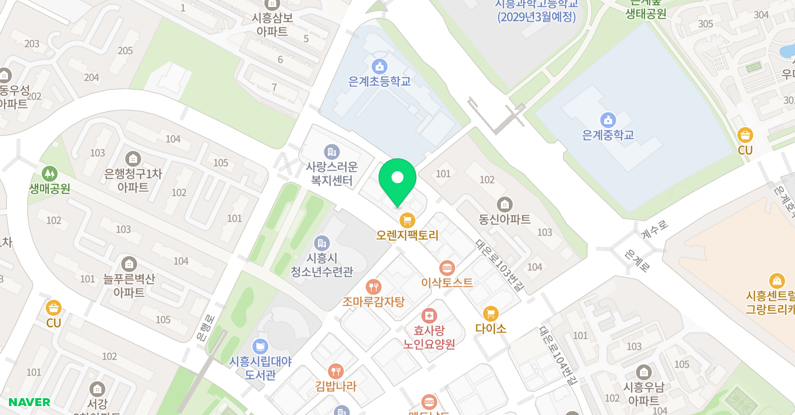 경희대석사 태권도 위치