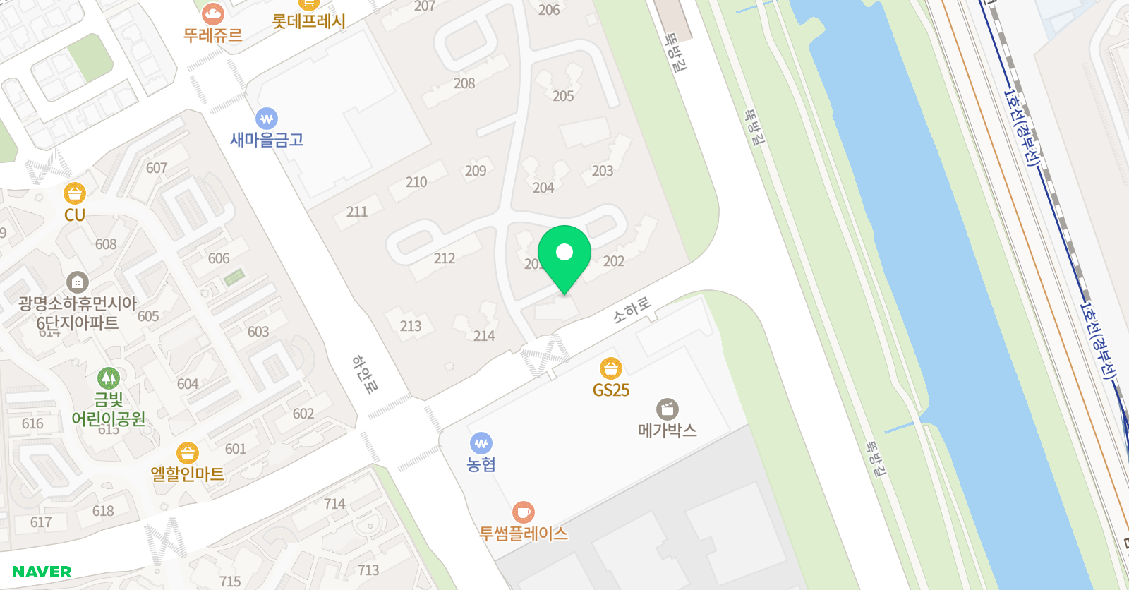 스마트해법 수학 신촌2단지점 위치