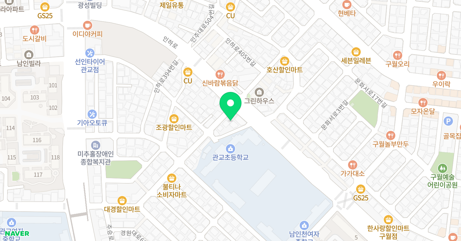 바흐 음악학원 위치