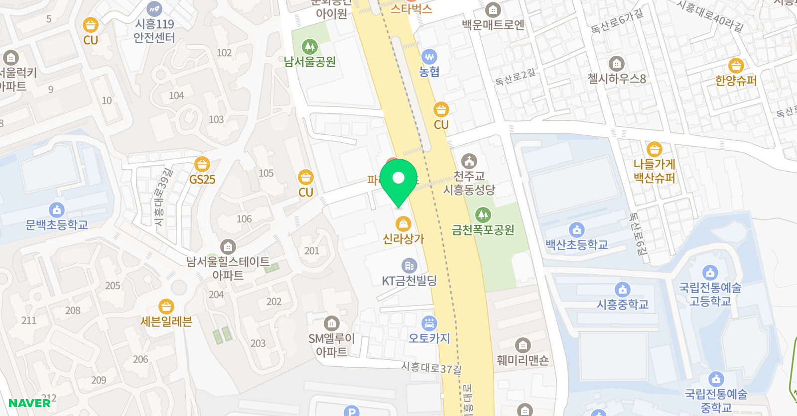 지나앤 무용학원 위치