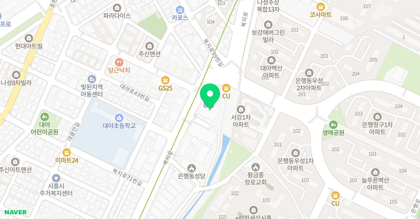 지엘 학원 위치