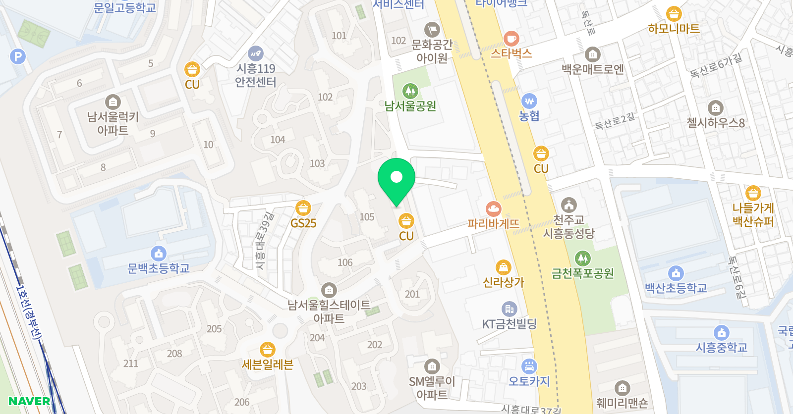 ON에듀케이션 수학&영어 클래스 위치
