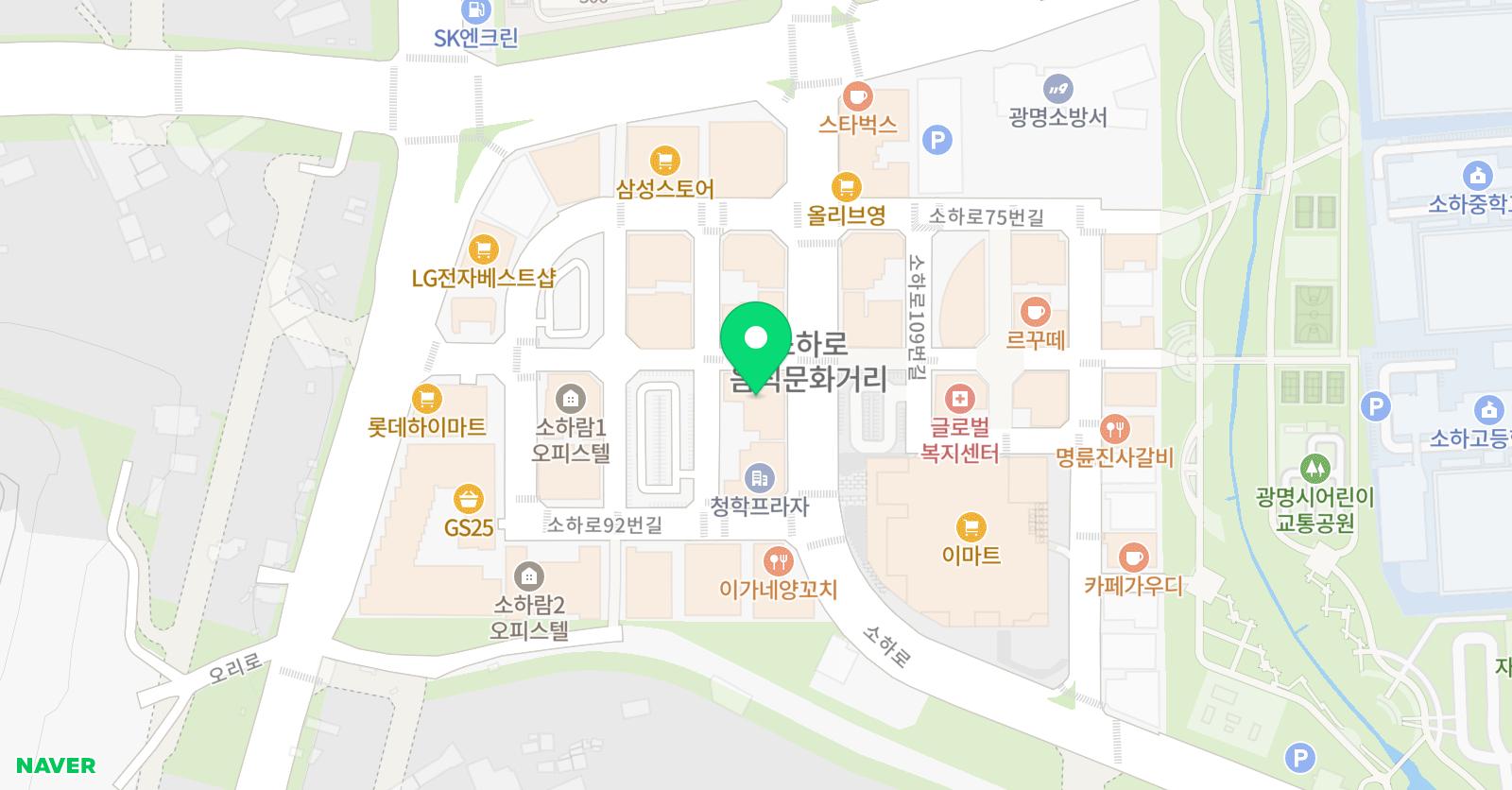 김도규 수학학원 광명소하관 위치