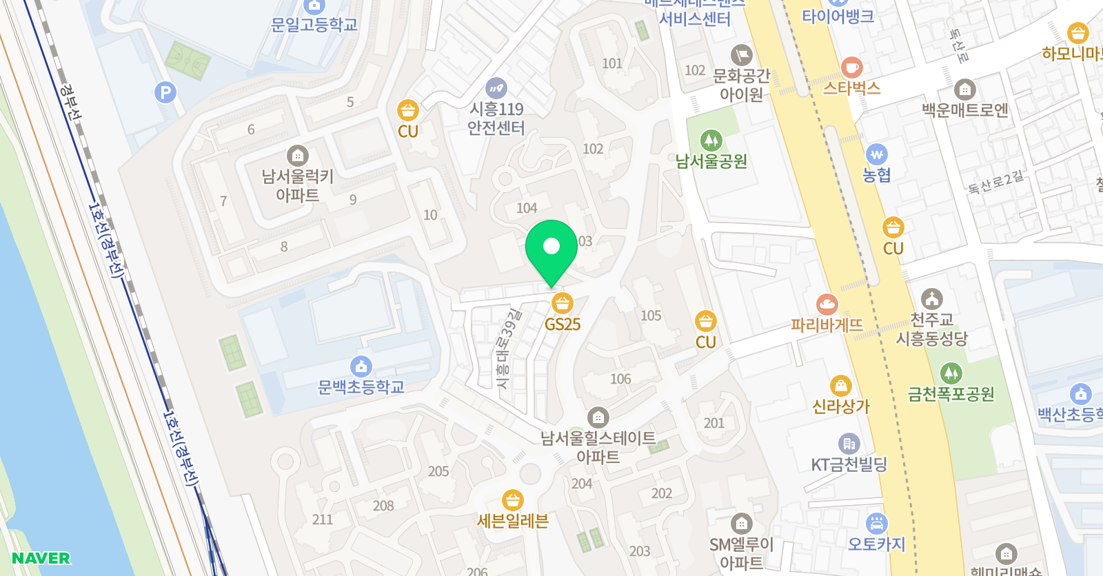 초록연필이야기 미술교습소 위치