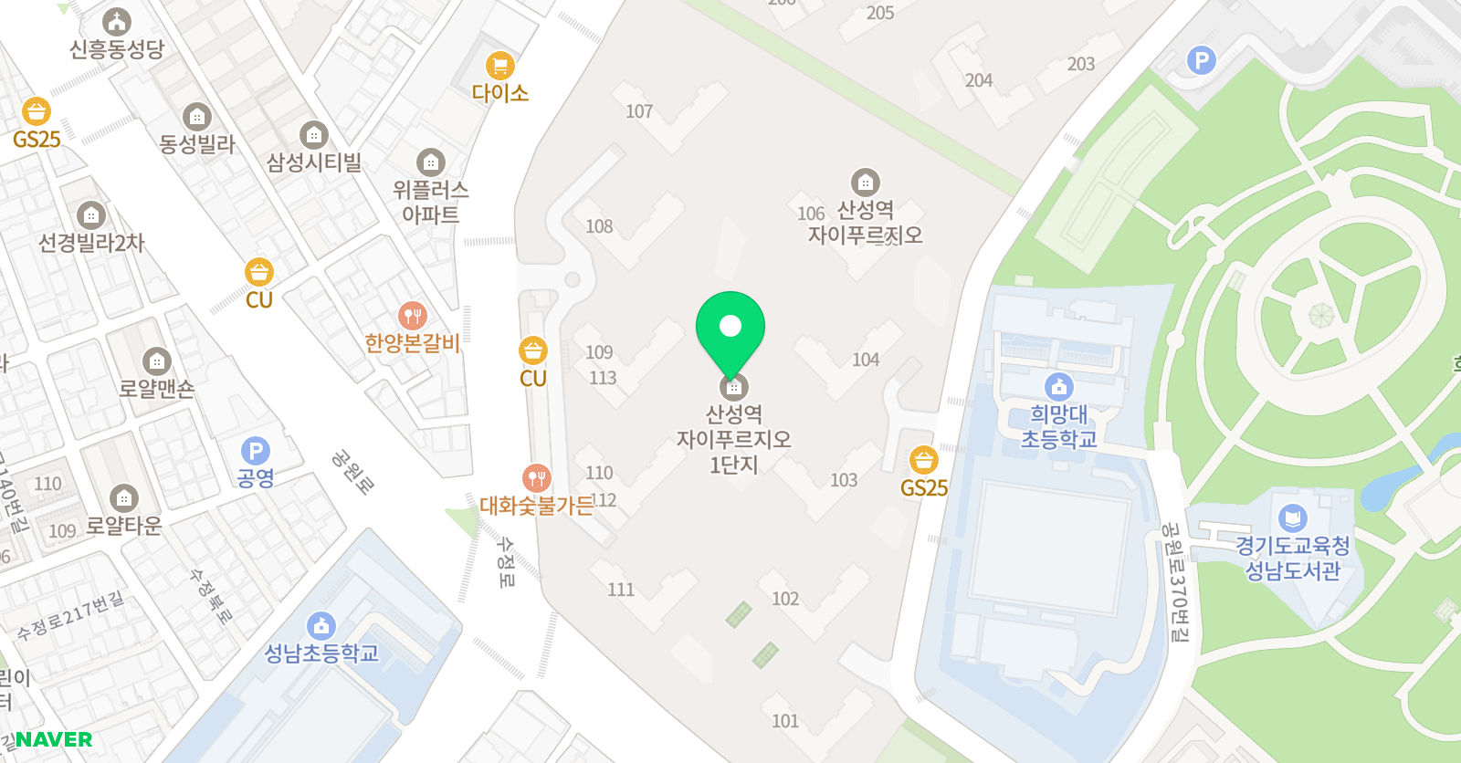 영트라움 미술교습소 위치
