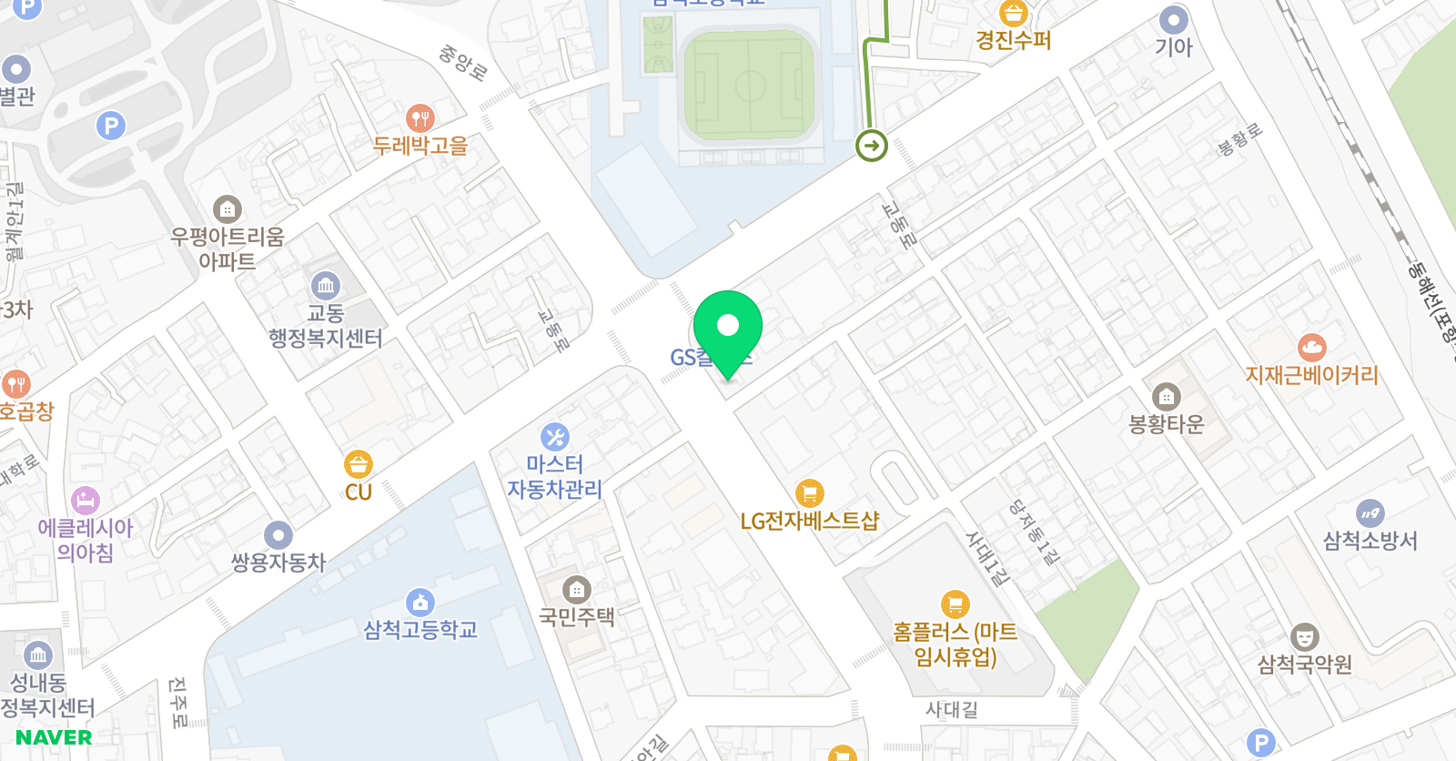 드림 태권도장 위치