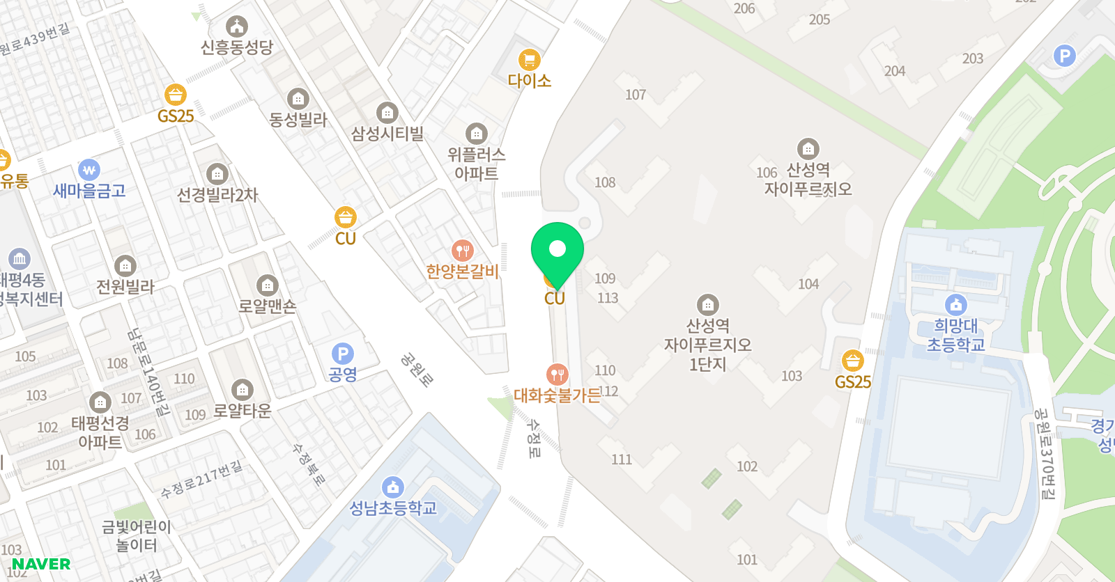 아이클랑 피아노음악교습소 위치