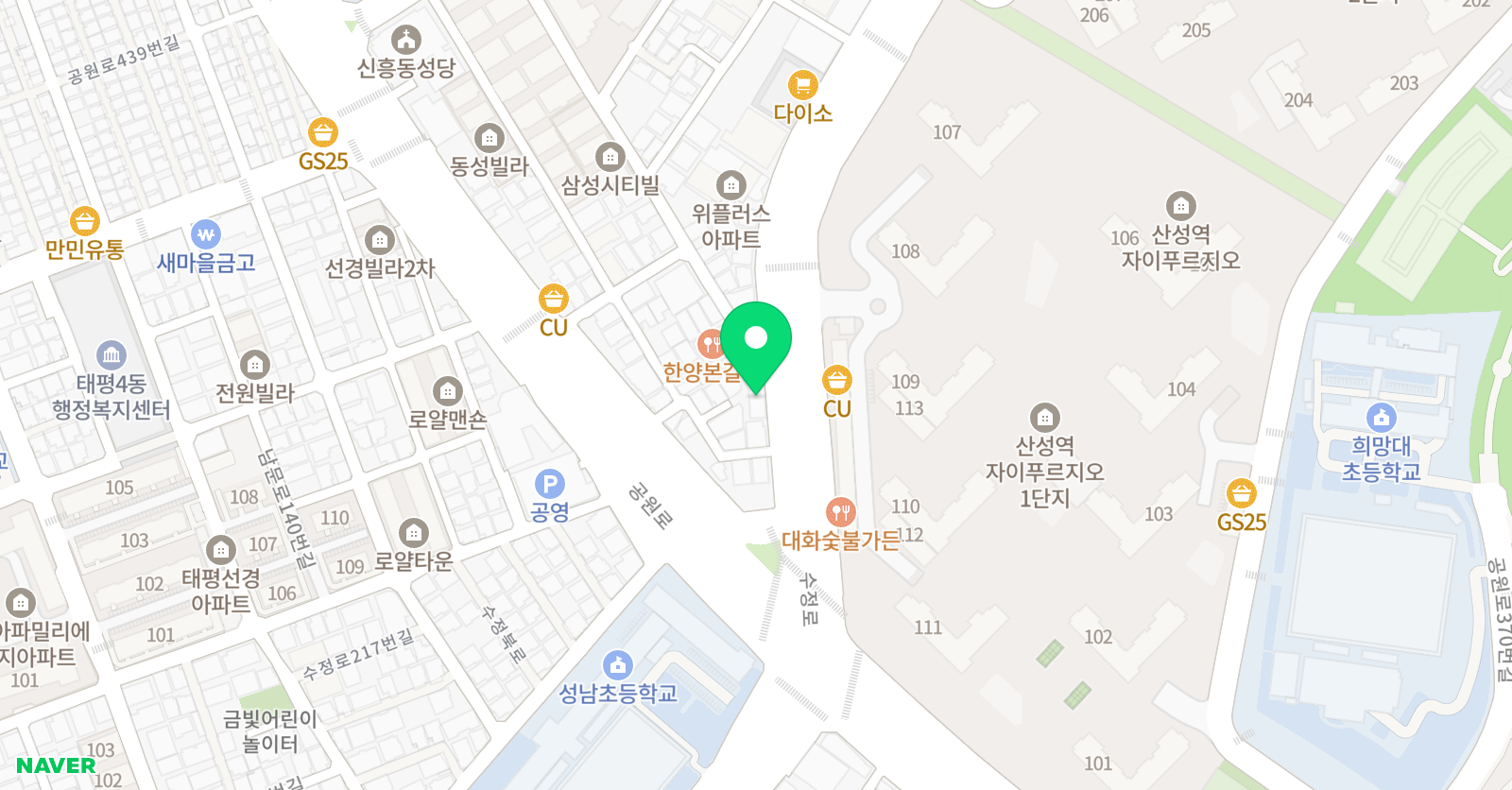 엠티에스전략적입시 영재관학원 위치