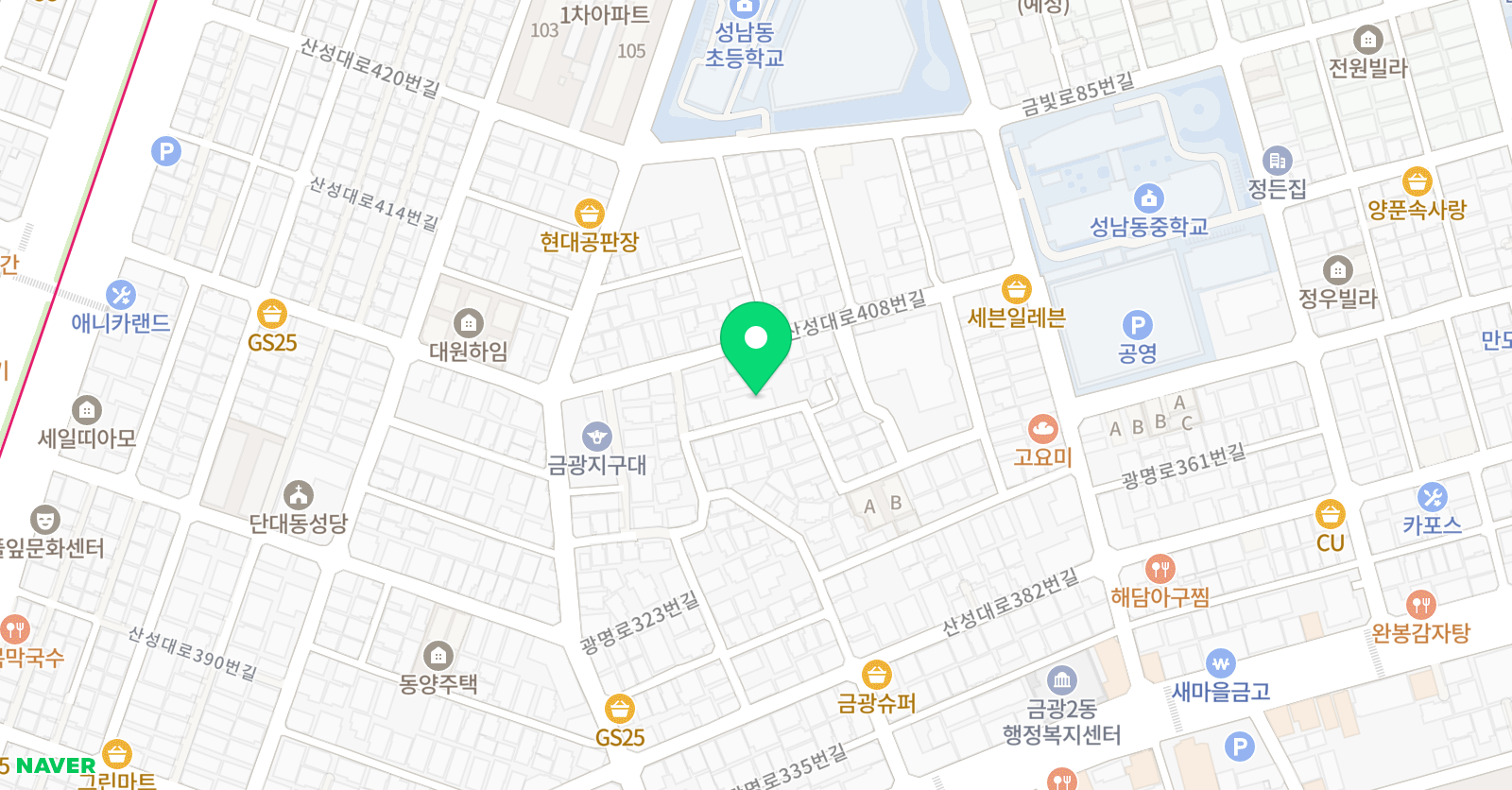Julie's 영어 수학 토익 위치