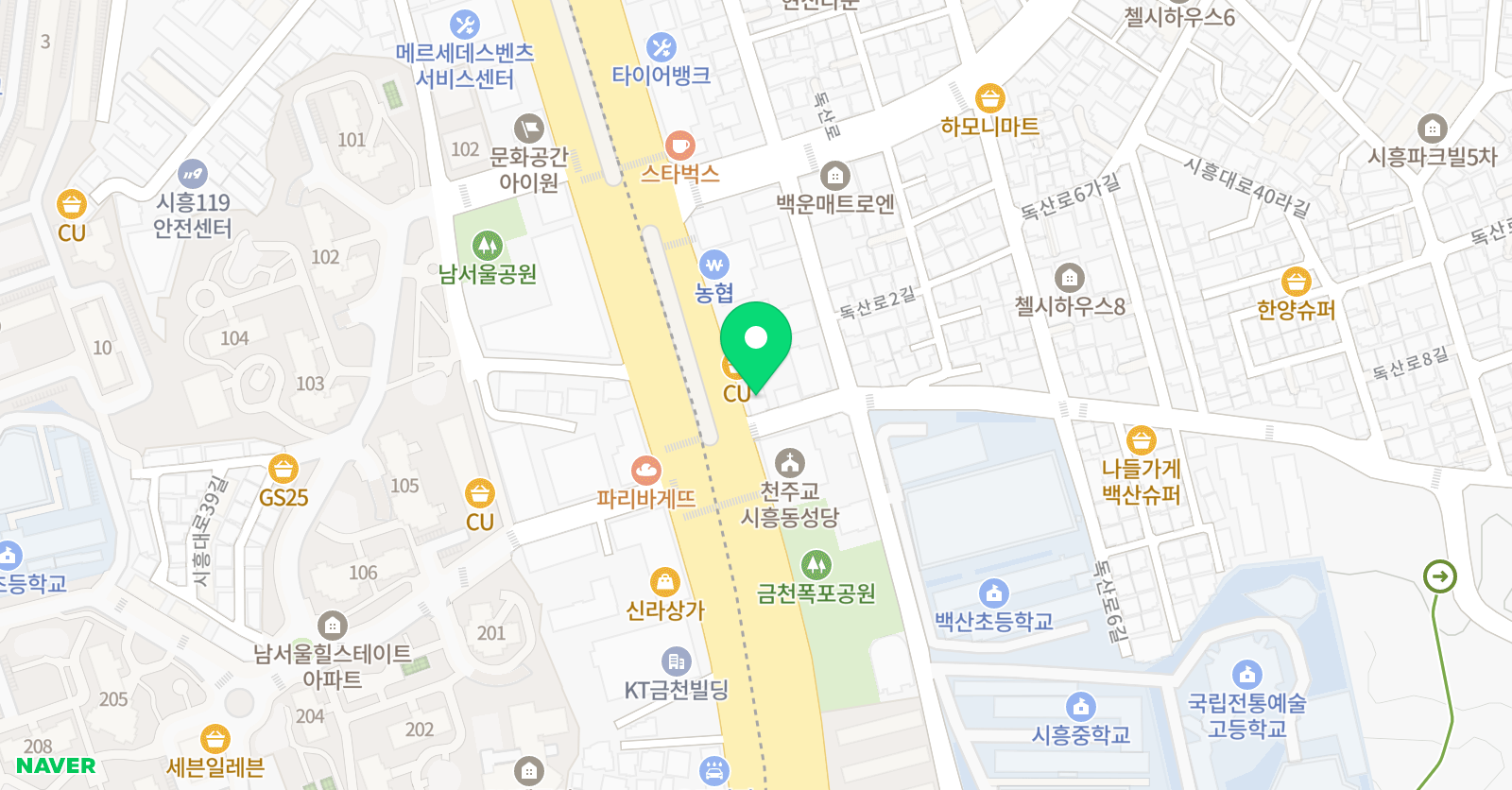 라엘에듀 학원 위치