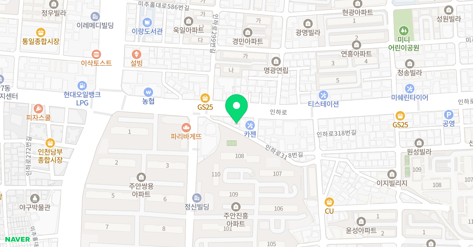 성일GYM 복싱센터 위치