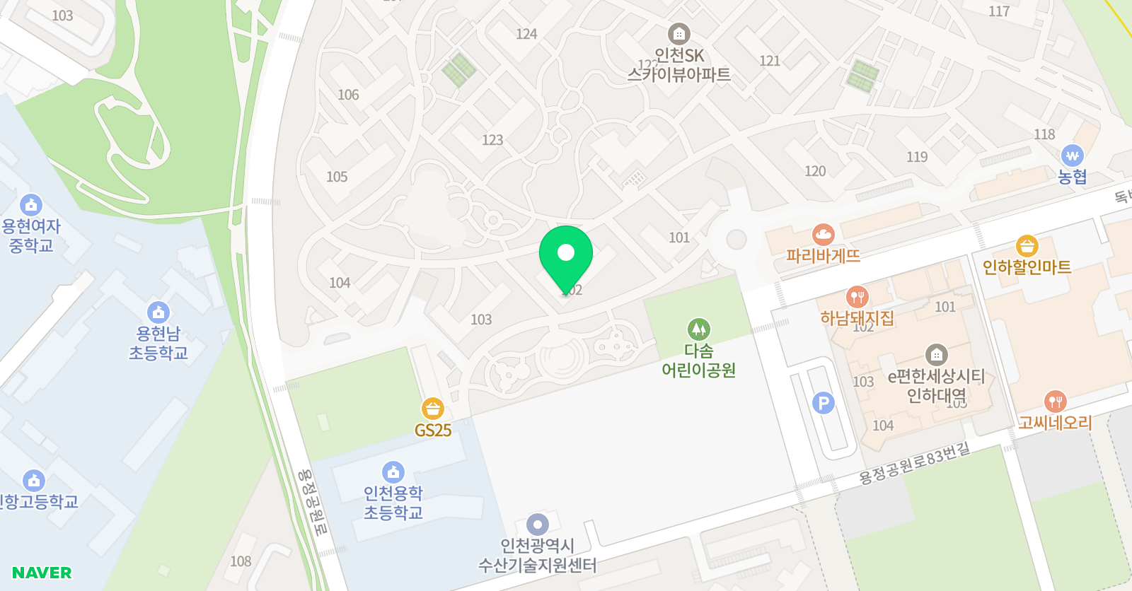 용현 SK엠베스트 SE 위치