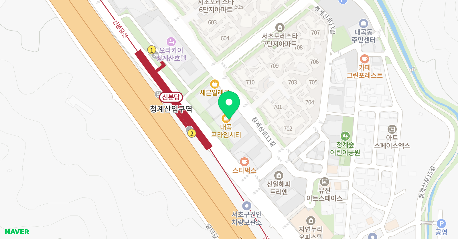 리얼아이미술학원 위치