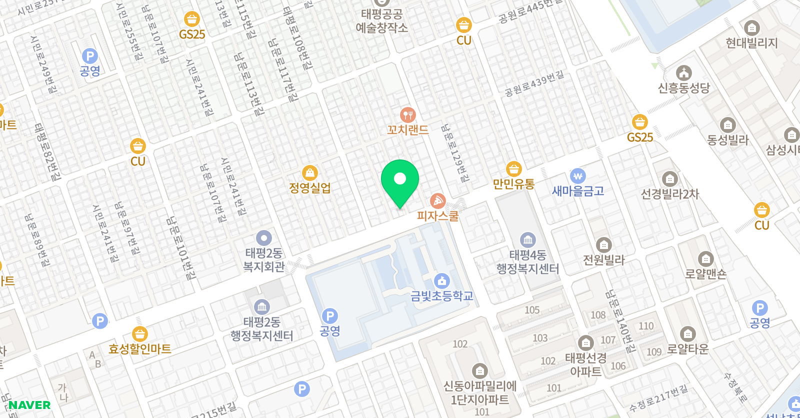 홍 피아노 위치