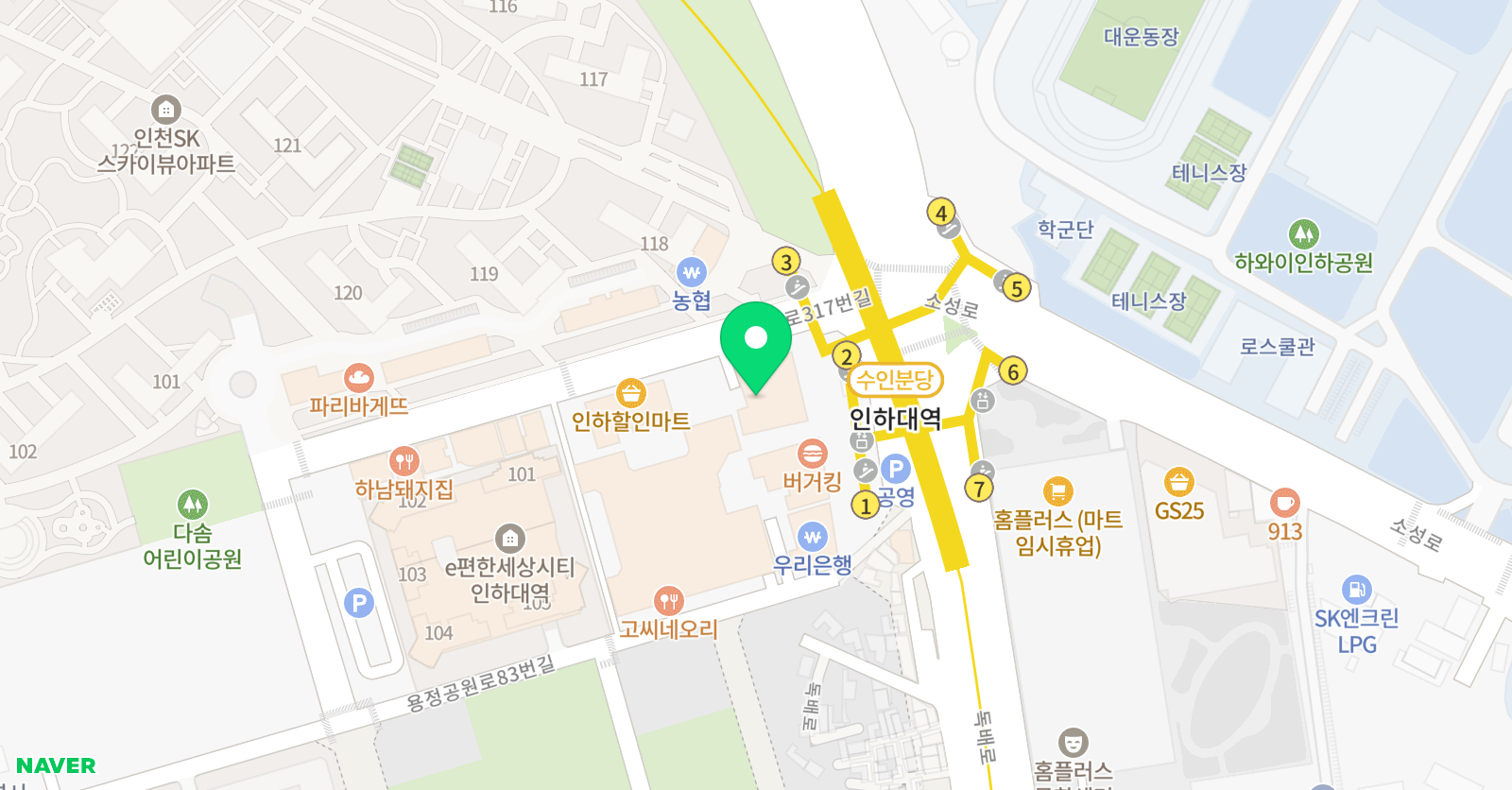 이선 수학영어학원 위치
