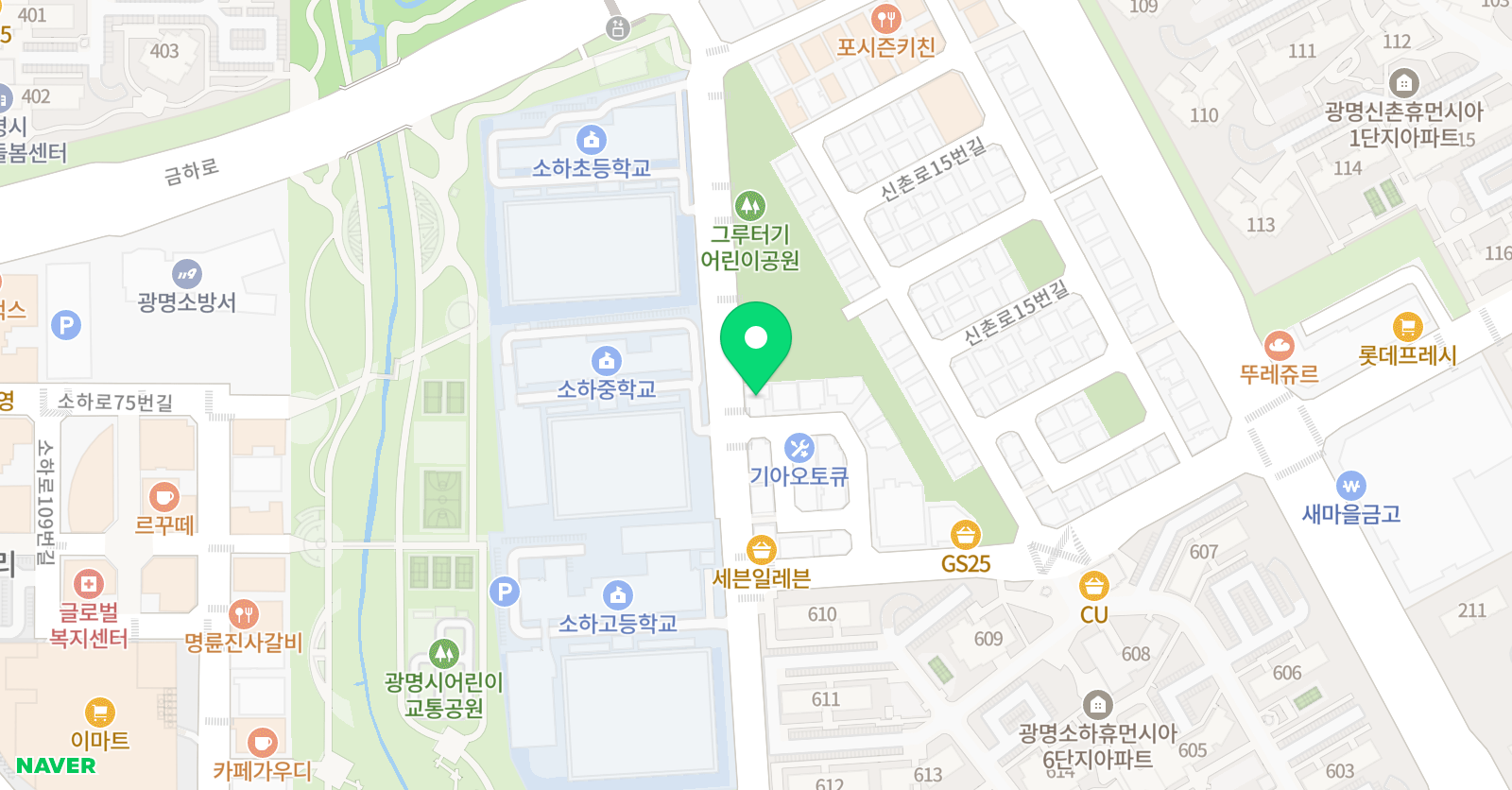 푸른아트 미술교습소 위치
