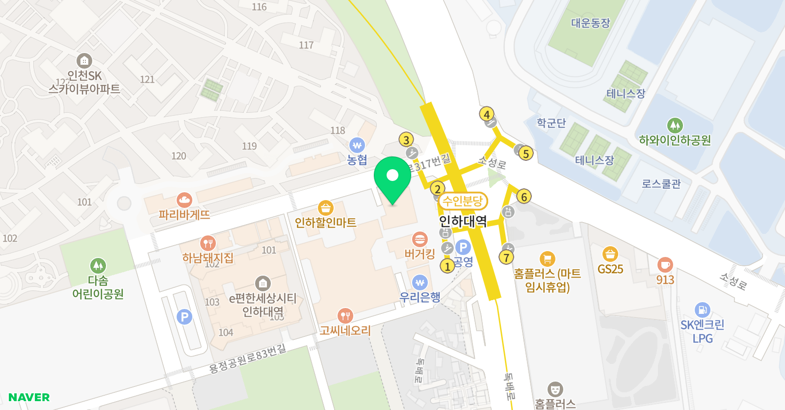 피아노숲 음악학원 위치