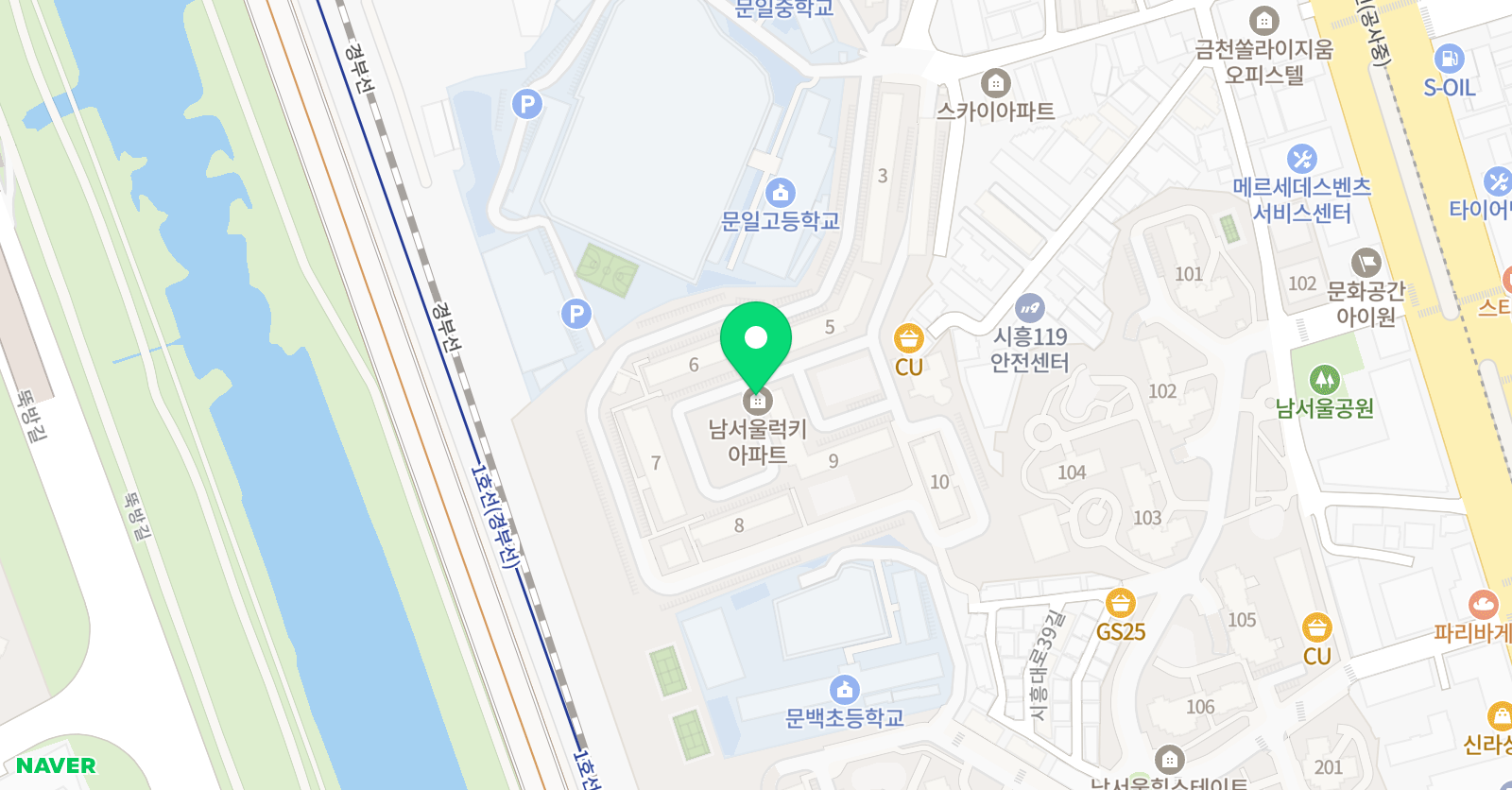 스피킹101 서울금천구청점 위치