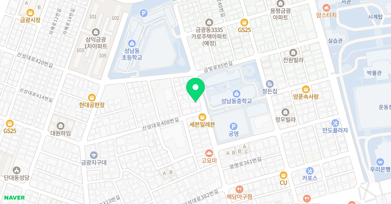 채움스터디 학원 위치