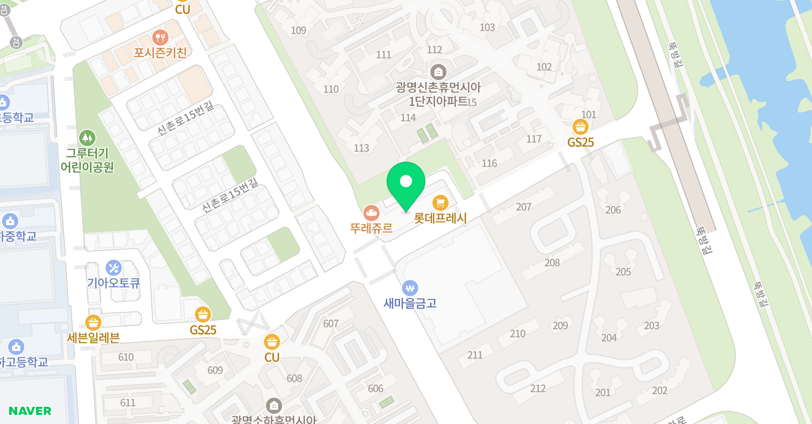 경희대 신촌 태권도 위치