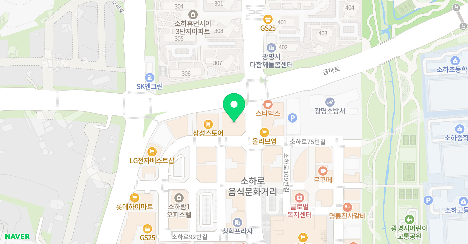 시스템 수학학원 위치