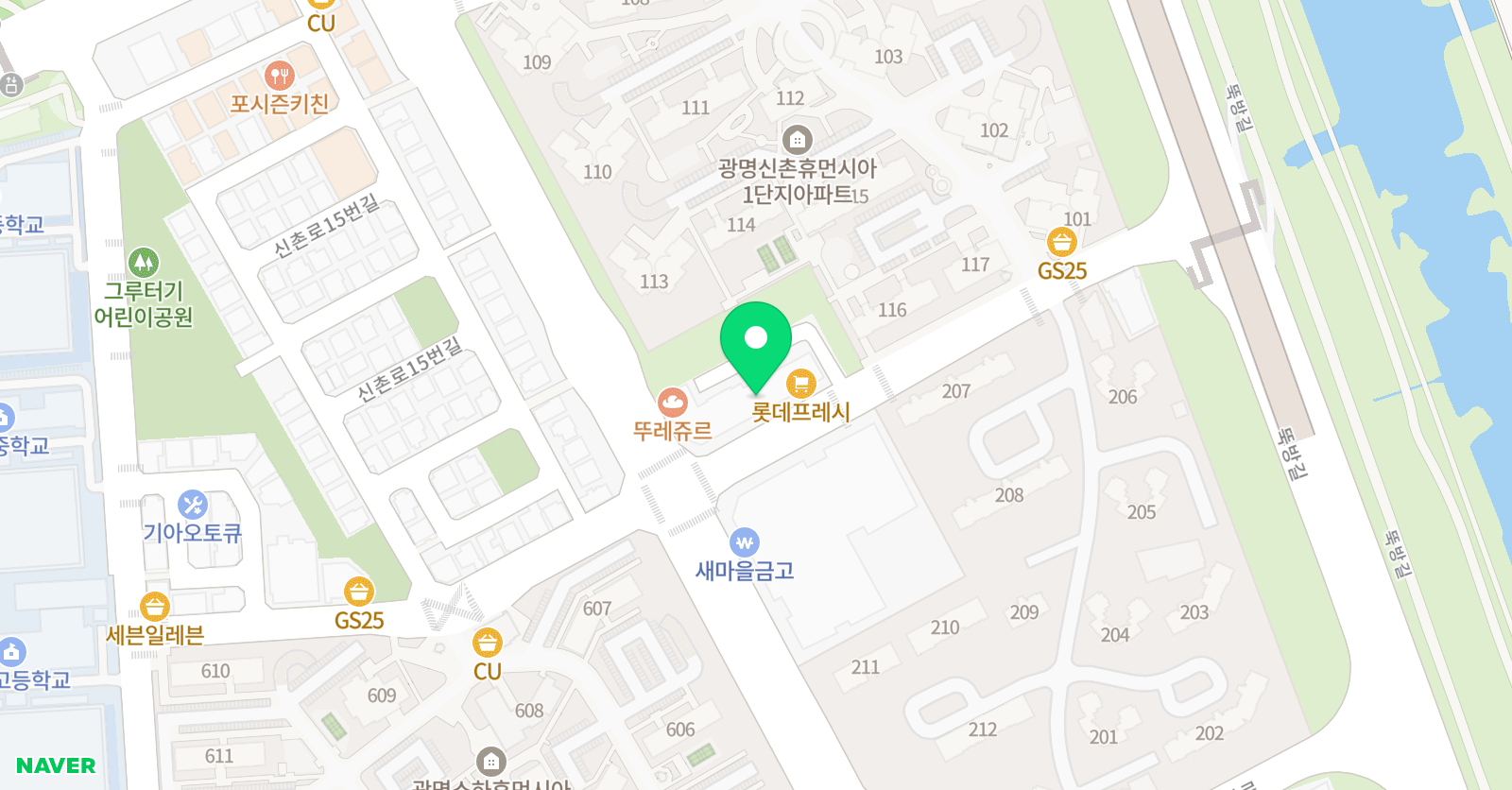 드림앤피아노 음악학원 위치