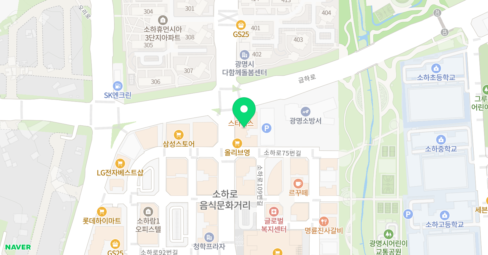 정수학자기주도학원 위치
