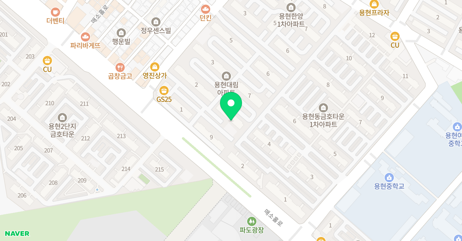 아소비 인천 용현대림점 위치