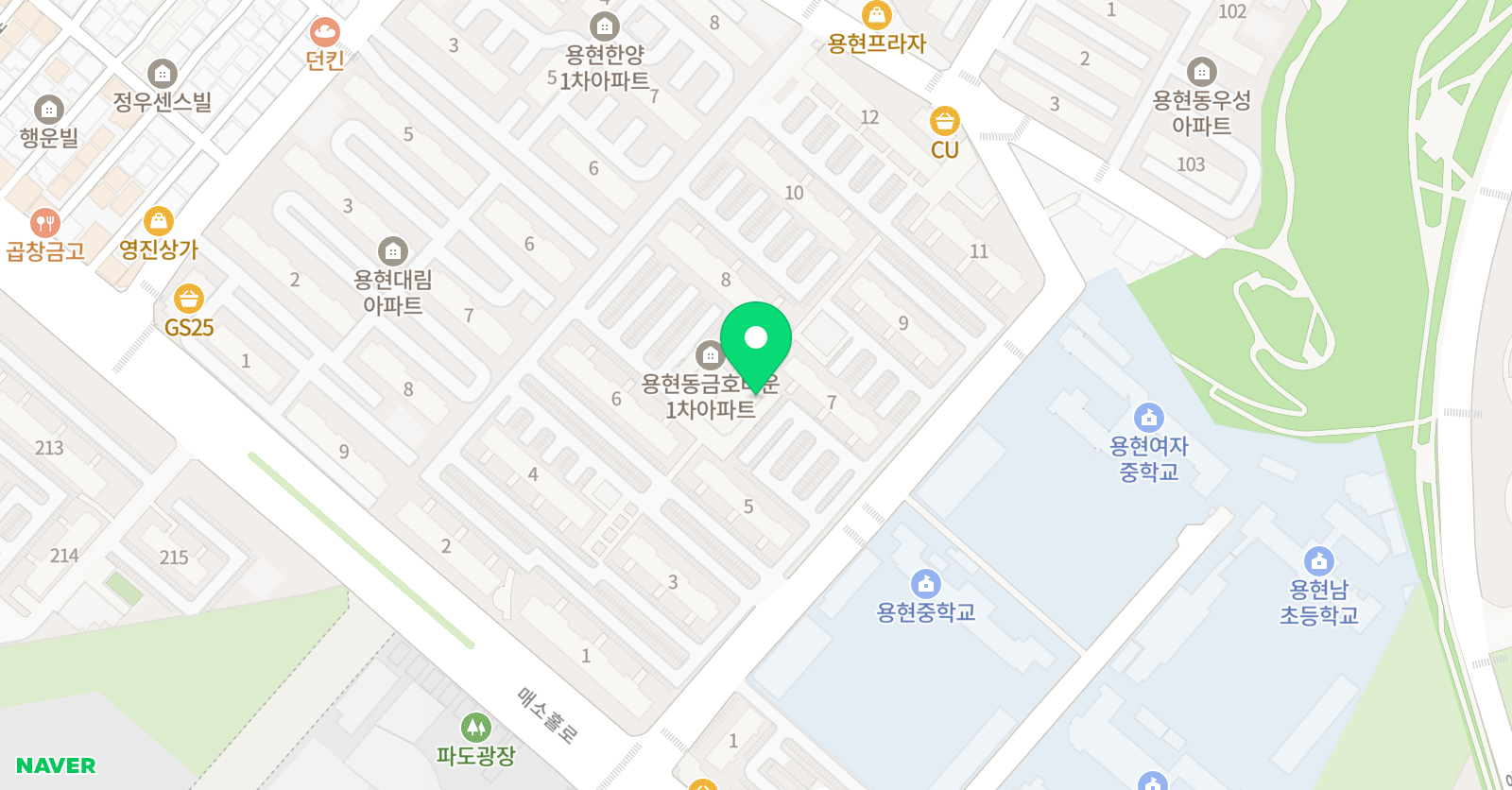용현동피카소 미술교습소 위치