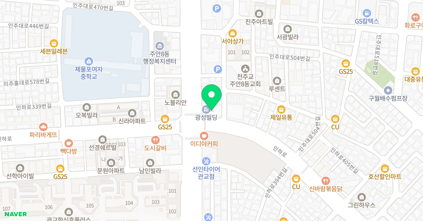 드림베이스볼 아카데미 주안점 위치