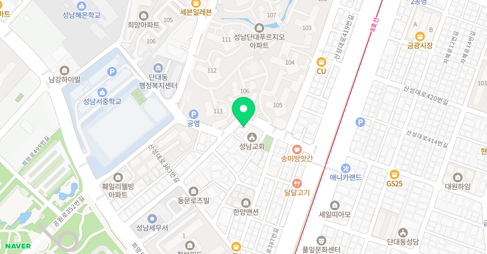 더조이 음악학원 위치