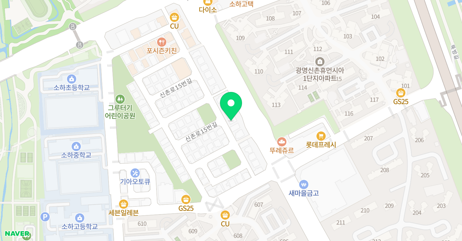 푸르넷 소하공부방 위치