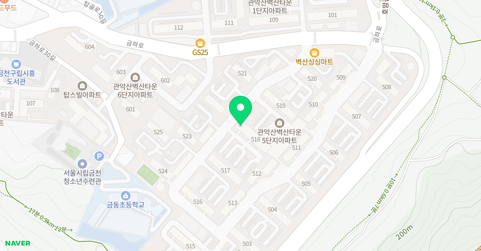 주쌤의생각숲 위치