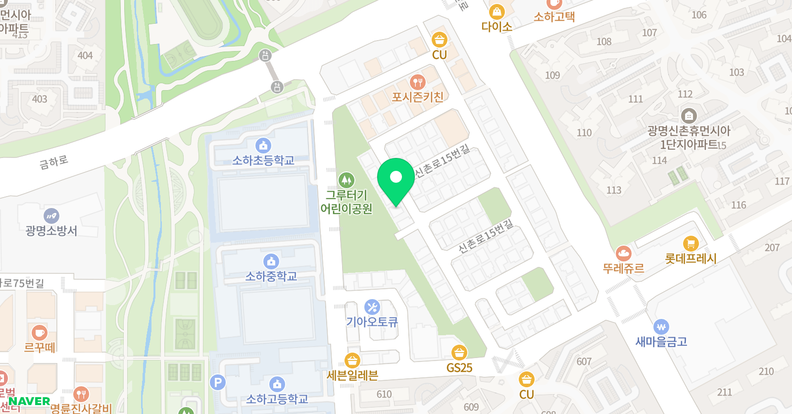 아소비 광명소하점 위치