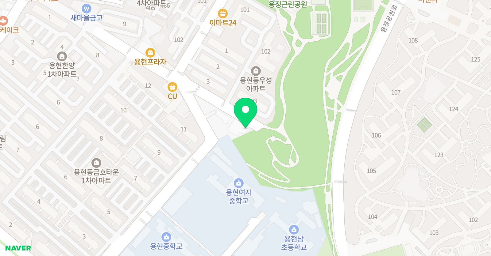 필아트미술 토금남로교육센터 위치