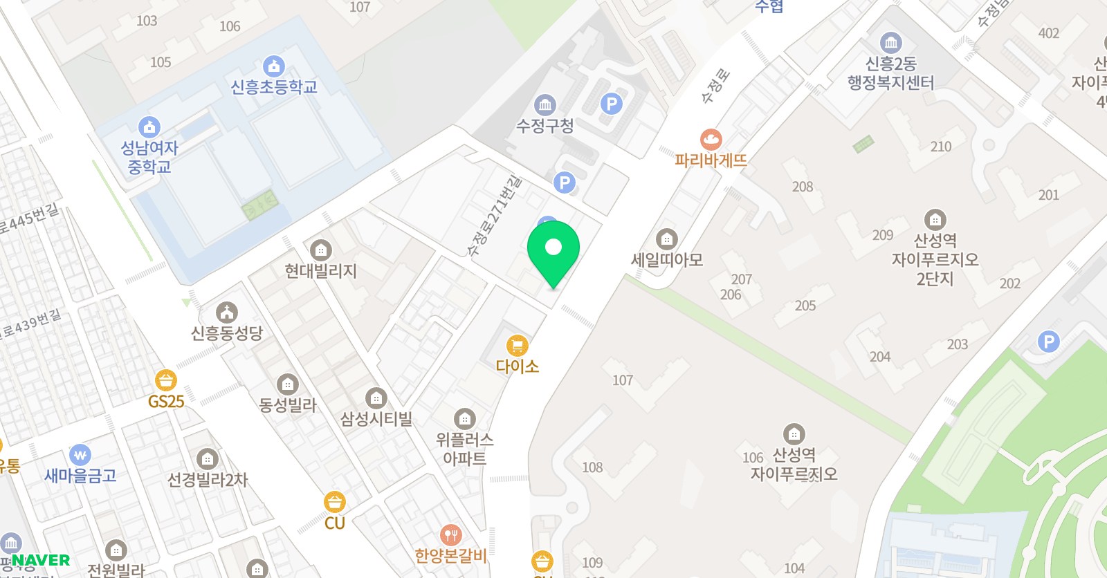 하나 수학교습소 위치