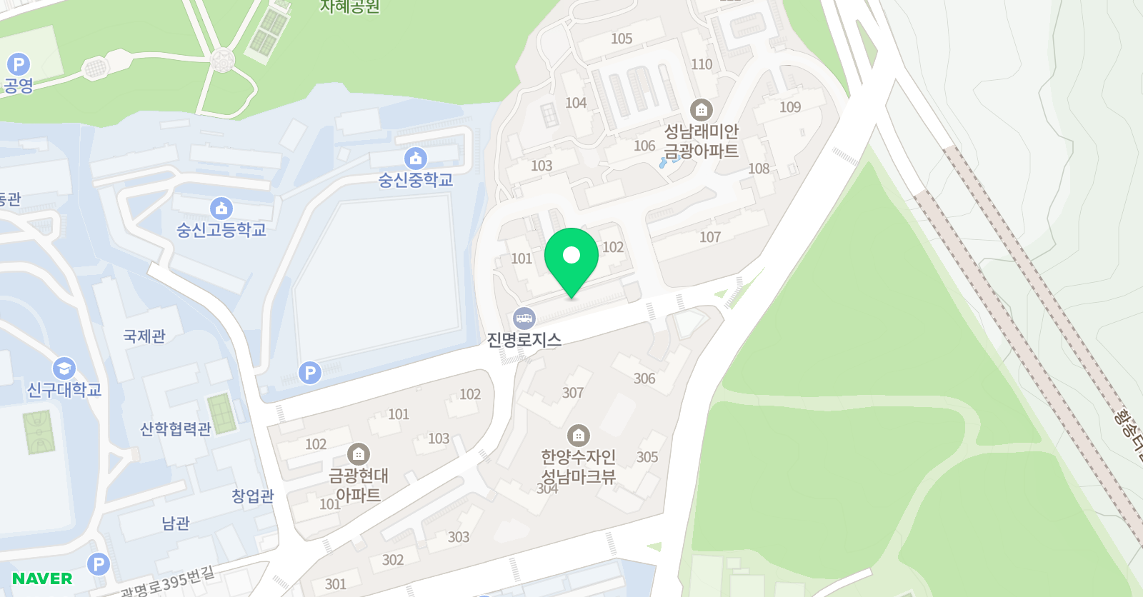 엠케이 영어 위치
