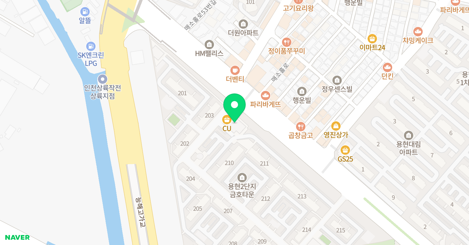 탄탄 수학영어학원 위치
