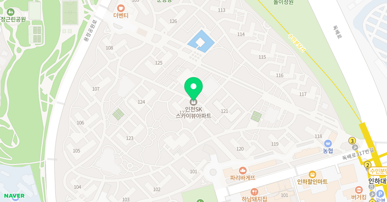 아소비 인천용현sk109점 위치