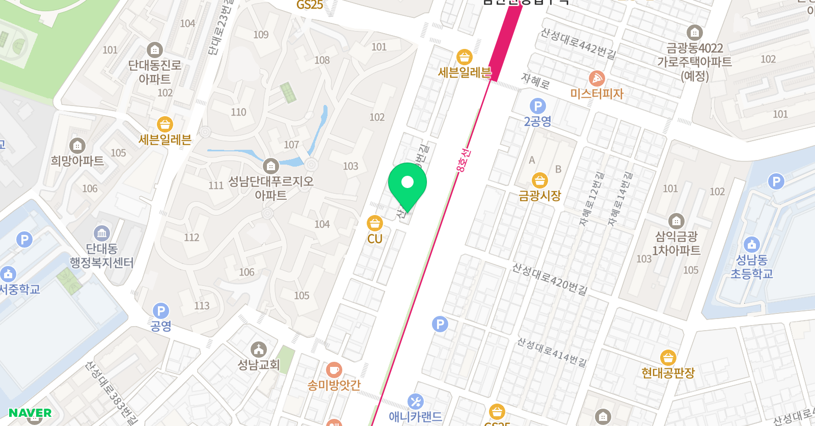 더쉬운 수학국어학원 위치