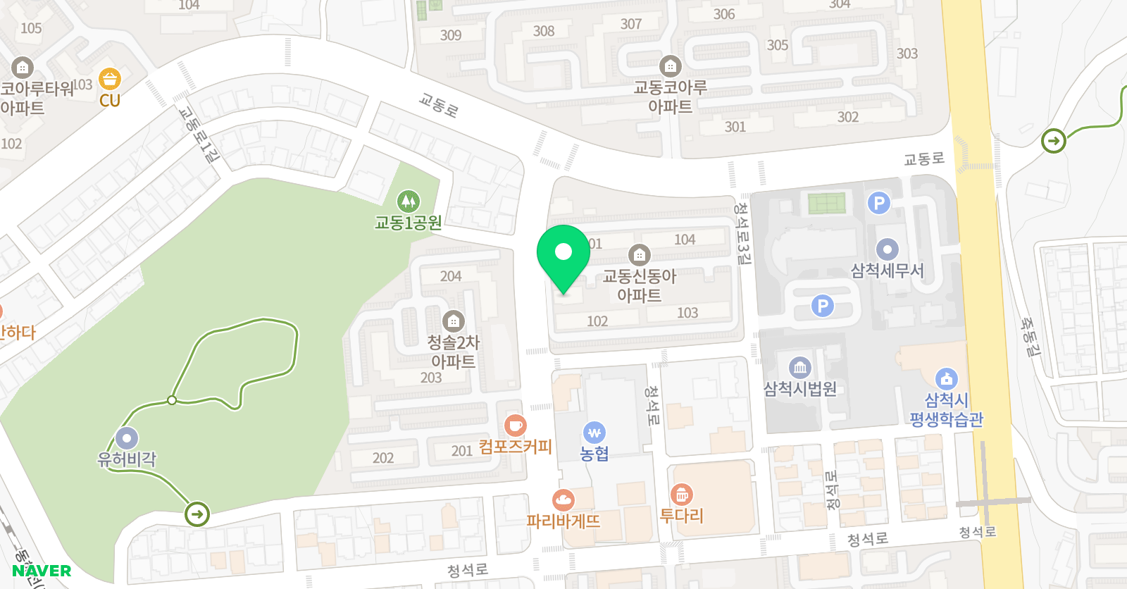 하늘빛 피아노 위치